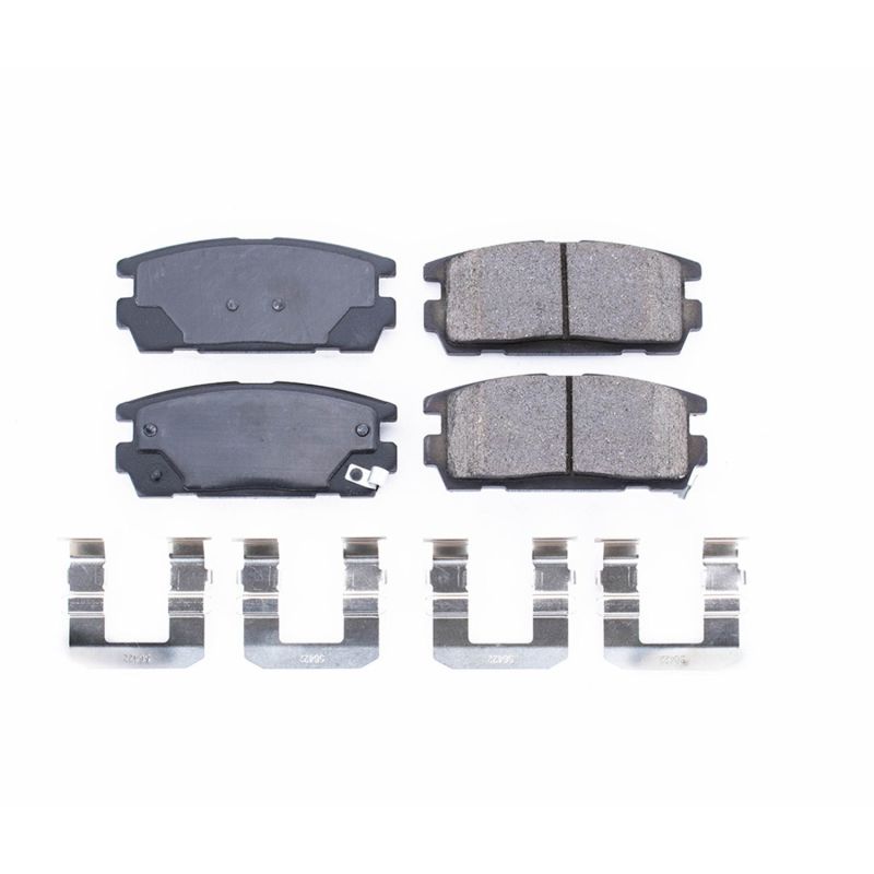 PowerStop - Z17 Low-Dust Ceramic Brake Pads with Hardware