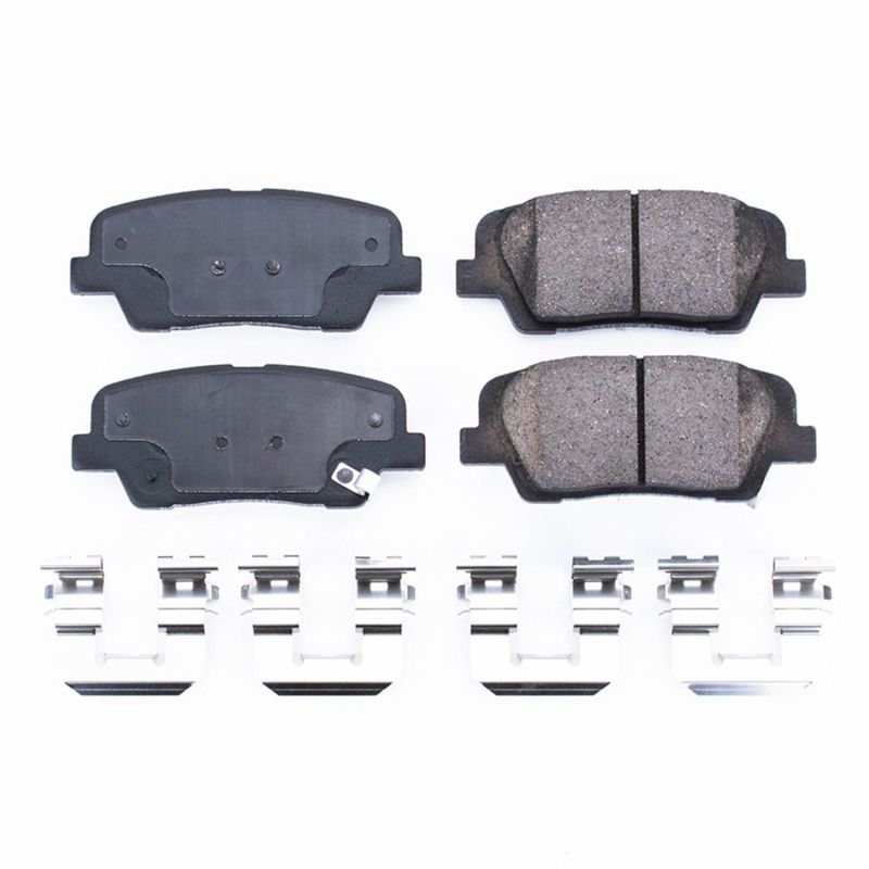 PowerStop - Z17 Low-Dust Ceramic Brake Pads with Hardware