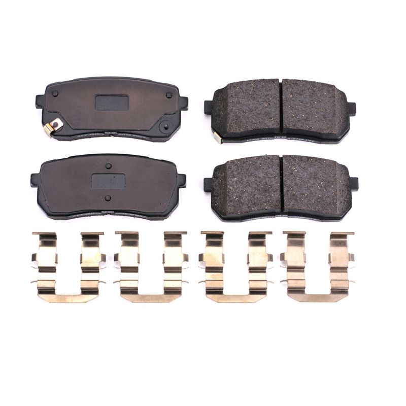 PowerStop - Z17 Low-Dust Ceramic Brake Pads with Hardware