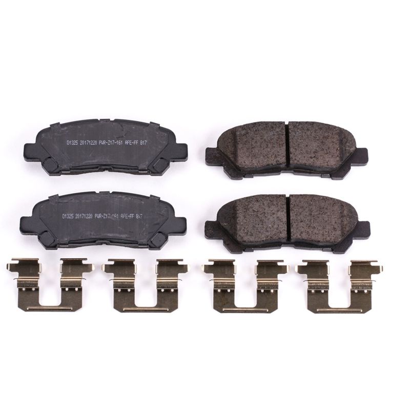 PowerStop - Z17 Low-Dust Ceramic Brake Pads with Hardware
