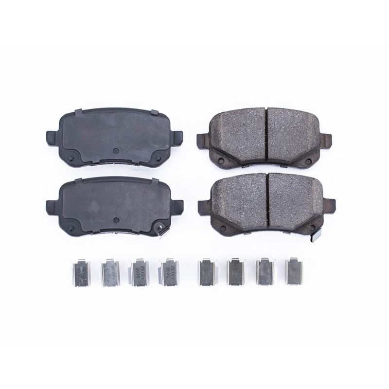 PowerStop - Z17 Low-Dust Ceramic Brake Pads with Hardware