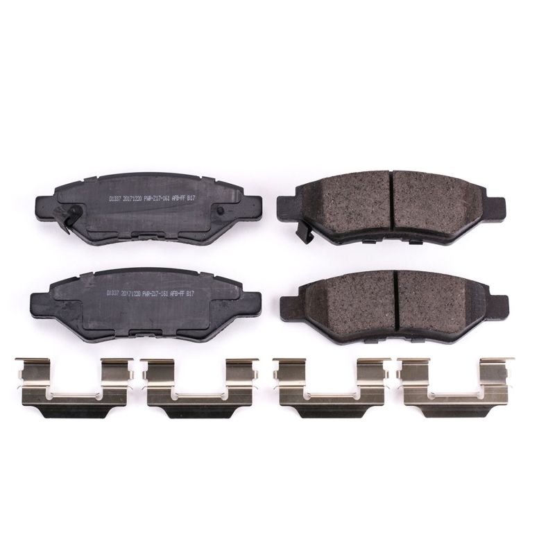 PowerStop - Z17 Low-Dust Ceramic Brake Pads with Hardware