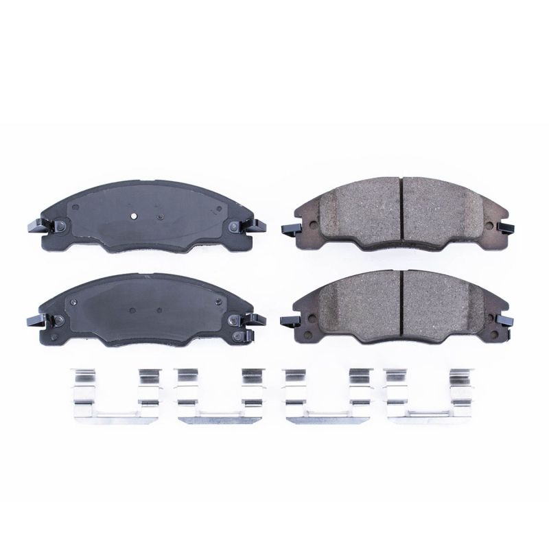 PowerStop - Z17 Low-Dust Ceramic Brake Pads with Hardware