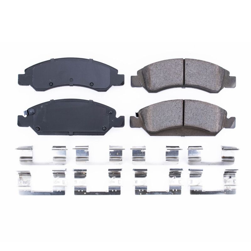PowerStop - Z17 Low-Dust Ceramic Brake Pads with Hardware