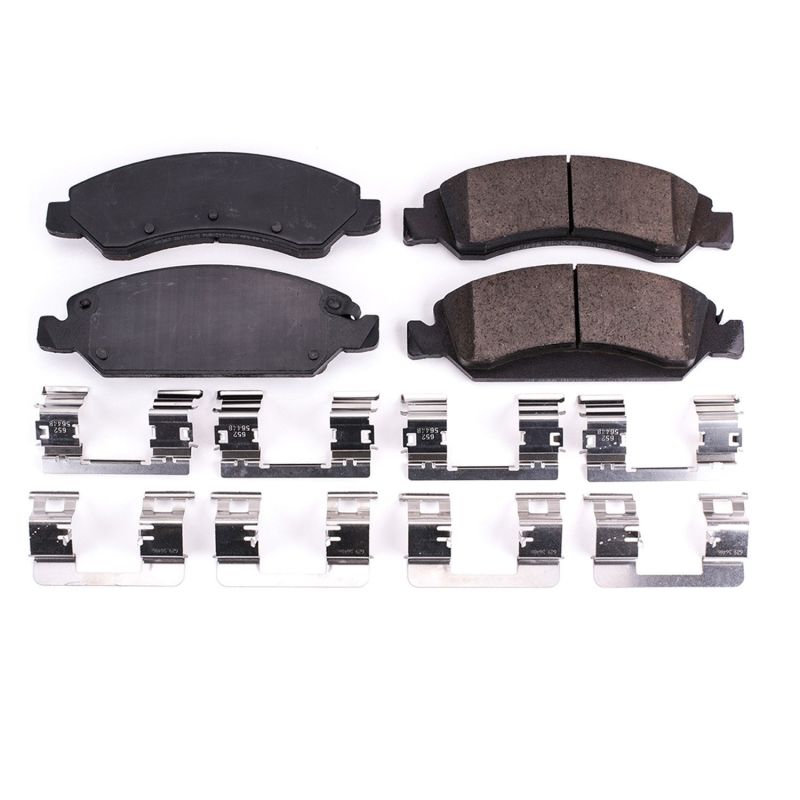 PowerStop - Z17 Low-Dust Ceramic Brake Pads with Hardware