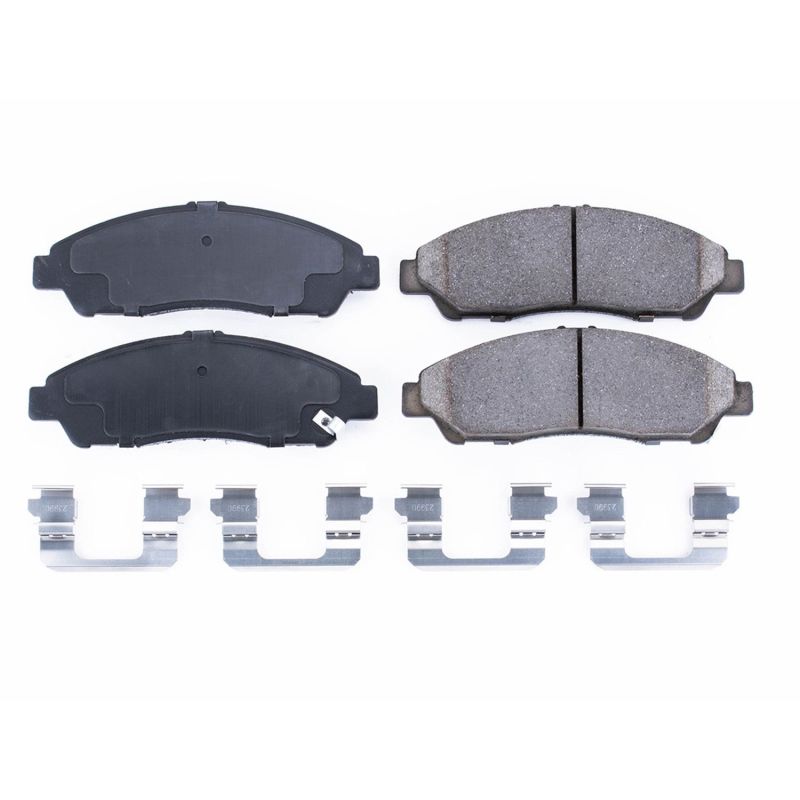 PowerStop - Z17 Low-Dust Ceramic Brake Pads with Hardware
