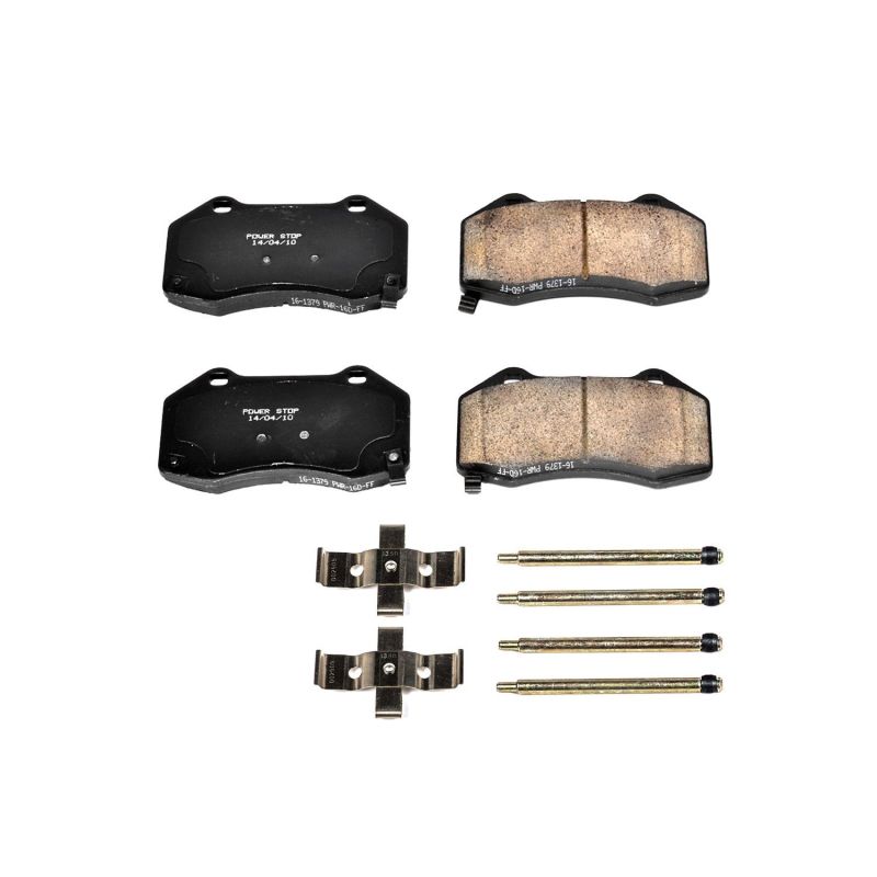PowerStop - Z17 Low-Dust Ceramic Brake Pads with Hardware