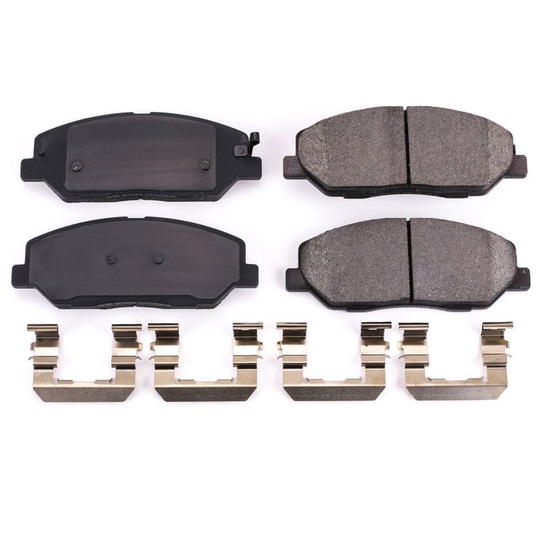 PowerStop - Z17 Low-Dust Ceramic Brake Pads with Hardware
