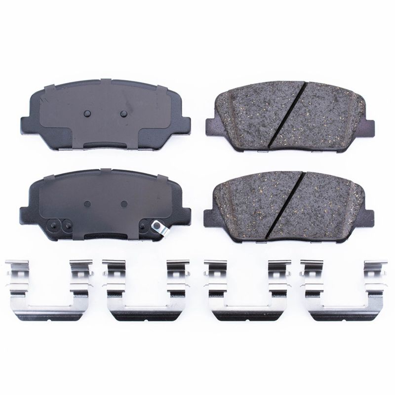 PowerStop - Z17 Low-Dust Ceramic Brake Pads with Hardware