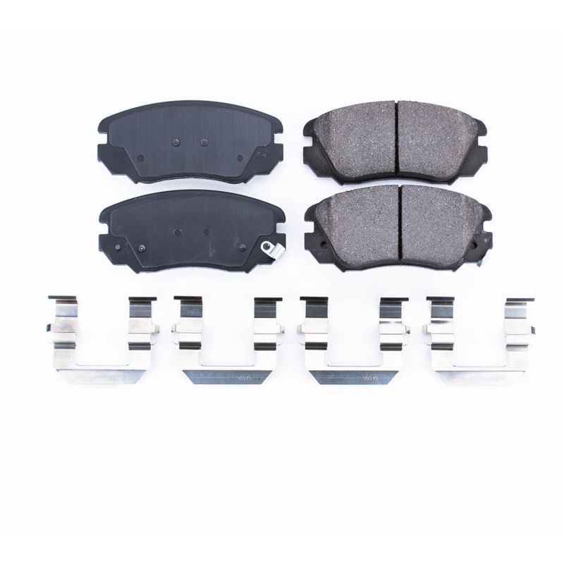 PowerStop - Z17 Low-Dust Ceramic Brake Pads with Hardware
