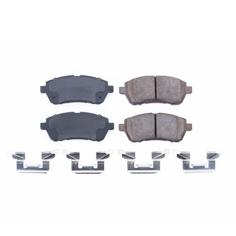 PowerStop - Z17 Low-Dust Ceramic Brake Pads with Hardware
