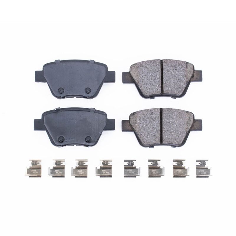 PowerStop - Z17 Low-Dust Ceramic Brake Pads with Hardware