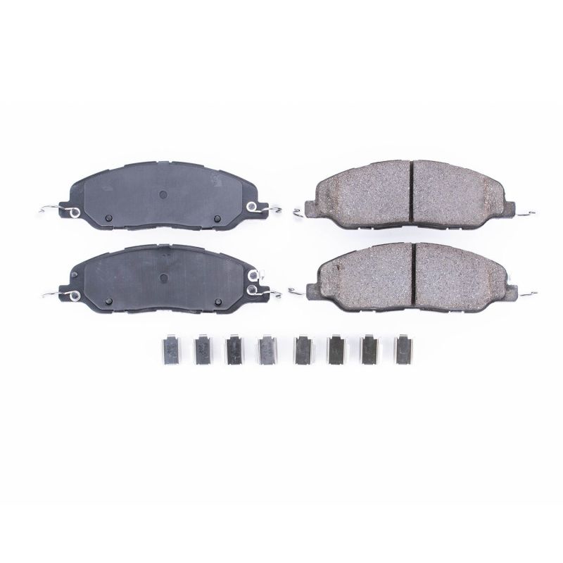 PowerStop - Z17 Low-Dust Ceramic Brake Pads with Hardware