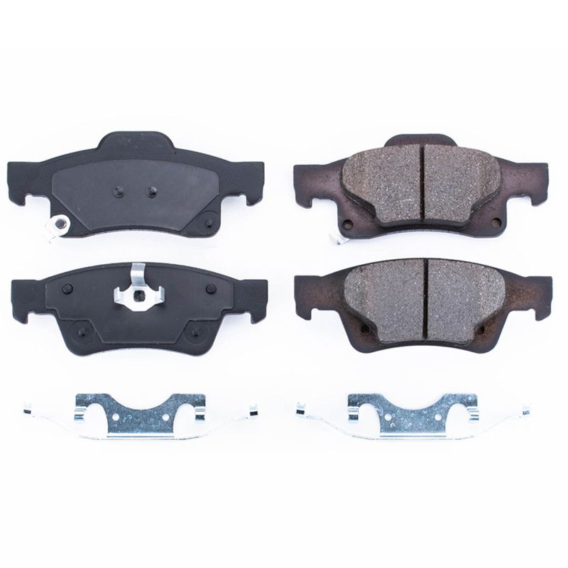 PowerStop - Z17 Low-Dust Ceramic Brake Pads with Hardware