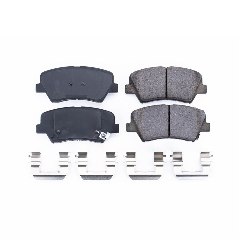PowerStop - Z17 Low-Dust Ceramic Brake Pads with Hardware