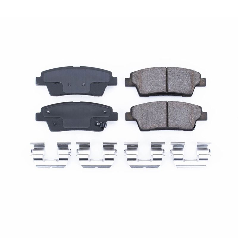PowerStop - Z17 Low-Dust Ceramic Brake Pads with Hardware