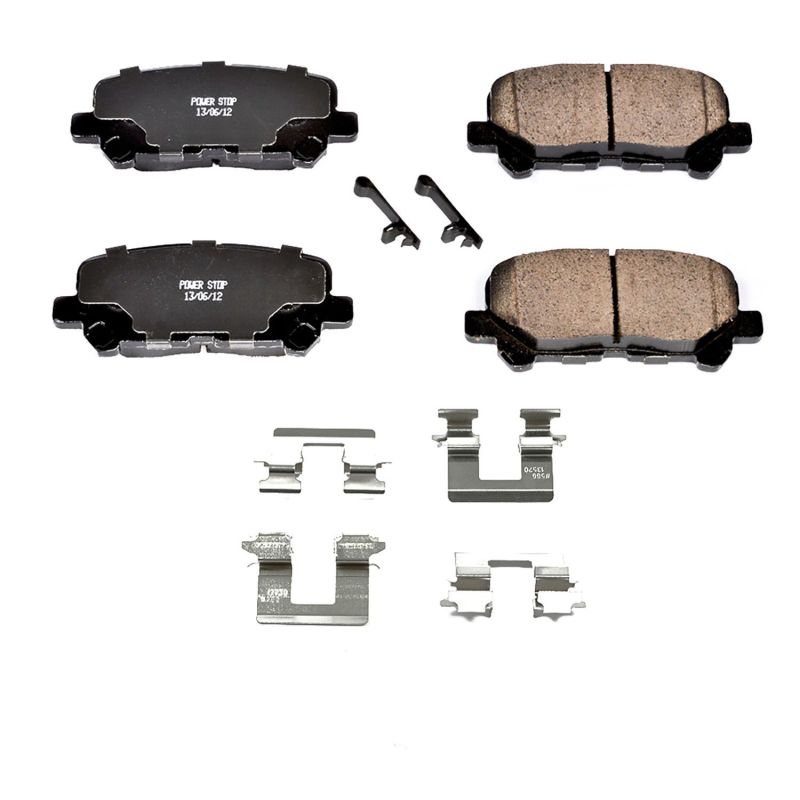 PowerStop - Z17 Low-Dust Ceramic Brake Pads with Hardware