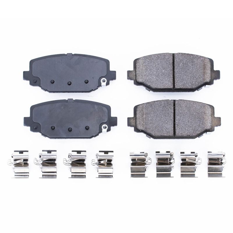 PowerStop - Z17 Low-Dust Ceramic Brake Pads with Hardware