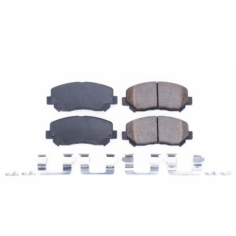 PowerStop - Z17 Low-Dust Ceramic Brake Pads with Hardware