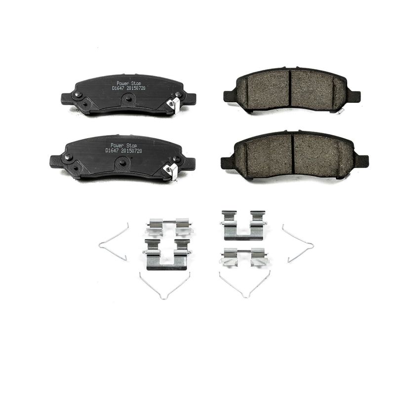 PowerStop - Z17 Low-Dust Ceramic Brake Pads with Hardware
