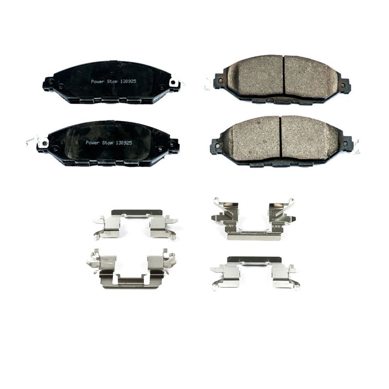 PowerStop - Z17 Low-Dust Ceramic Brake Pads with Hardware