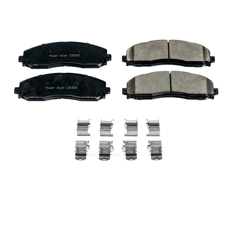 PowerStop - Z17 Low-Dust Ceramic Brake Pads with Hardware