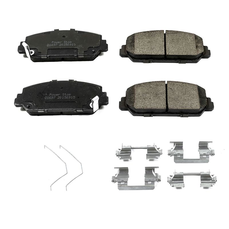 PowerStop - Z17 Low-Dust Ceramic Brake Pads with Hardware