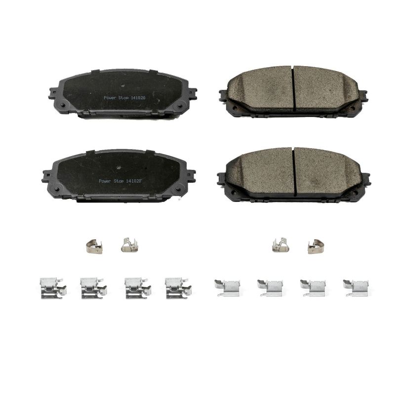 PowerStop - Z17 Low-Dust Ceramic Brake Pads with Hardware