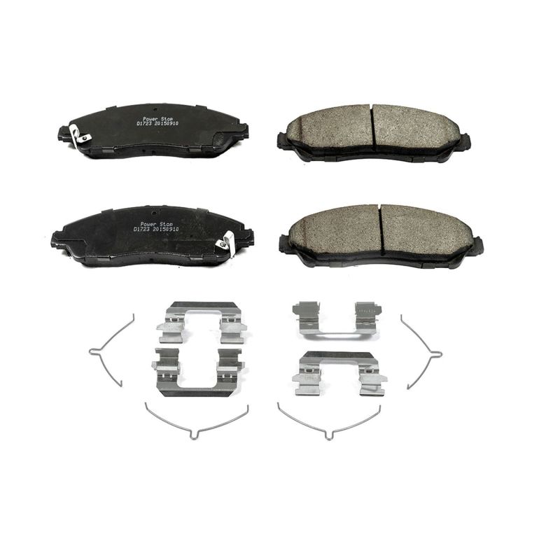 PowerStop - Z17 Low-Dust Ceramic Brake Pads with Hardware
