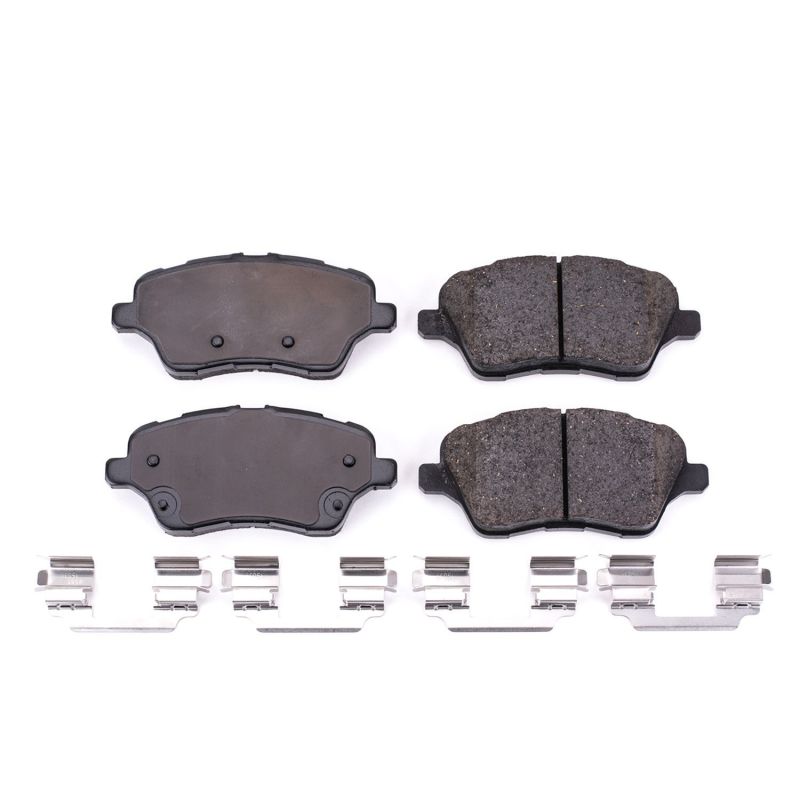 PowerStop - Z17 Low-Dust Ceramic Brake Pads with Hardware