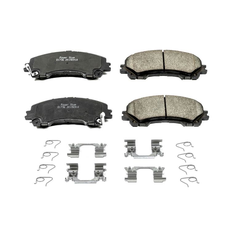 PowerStop - Z17 Low-Dust Ceramic Brake Pads with Hardware