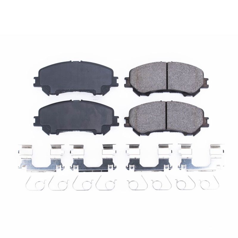 PowerStop - Z17 Low-Dust Ceramic Brake Pads with Hardware