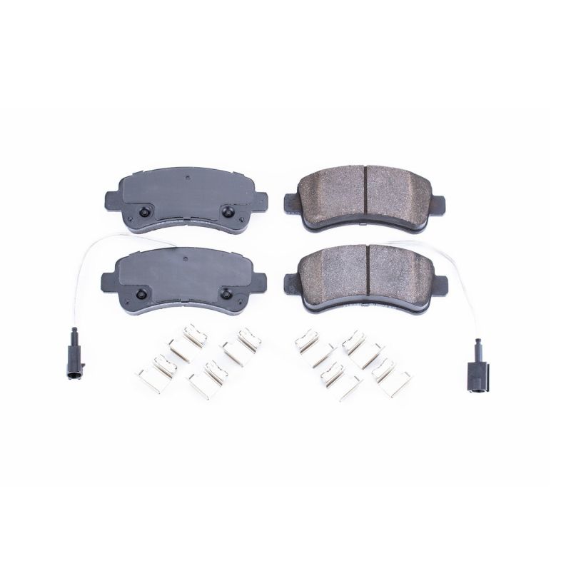 PowerStop - Z17 Low-Dust Ceramic Brake Pads with Hardware