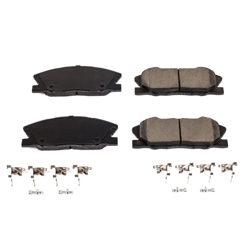 PowerStop - Z17 Low-Dust Ceramic Brake Pads with Hardware