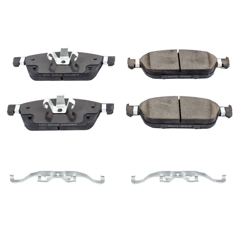 PowerStop - Z17 Low-Dust Ceramic Brake Pads with Hardware