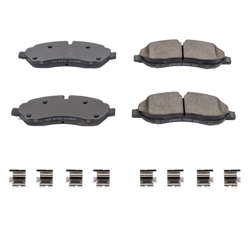 PowerStop - Z17 Low-Dust Ceramic Brake Pads with Hardware