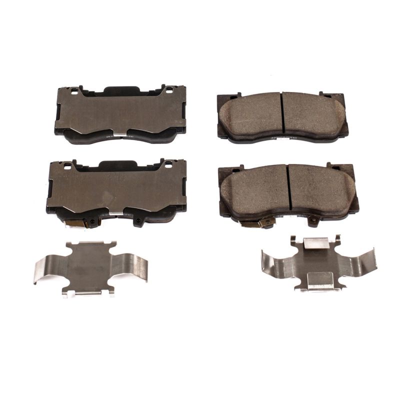 PowerStop - Z17 Low-Dust Ceramic Brake Pads with Hardware