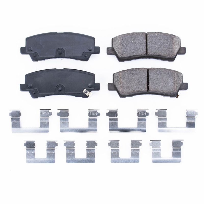 PowerStop - Z17 Low-Dust Ceramic Brake Pads with Hardware