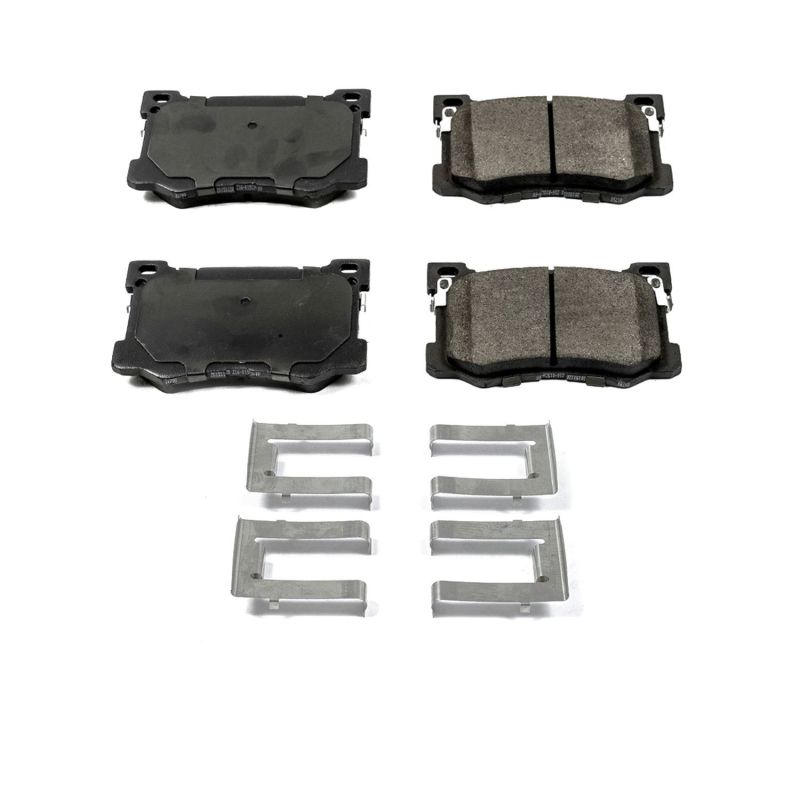 PowerStop - Z17 Low-Dust Ceramic Brake Pads with Hardware