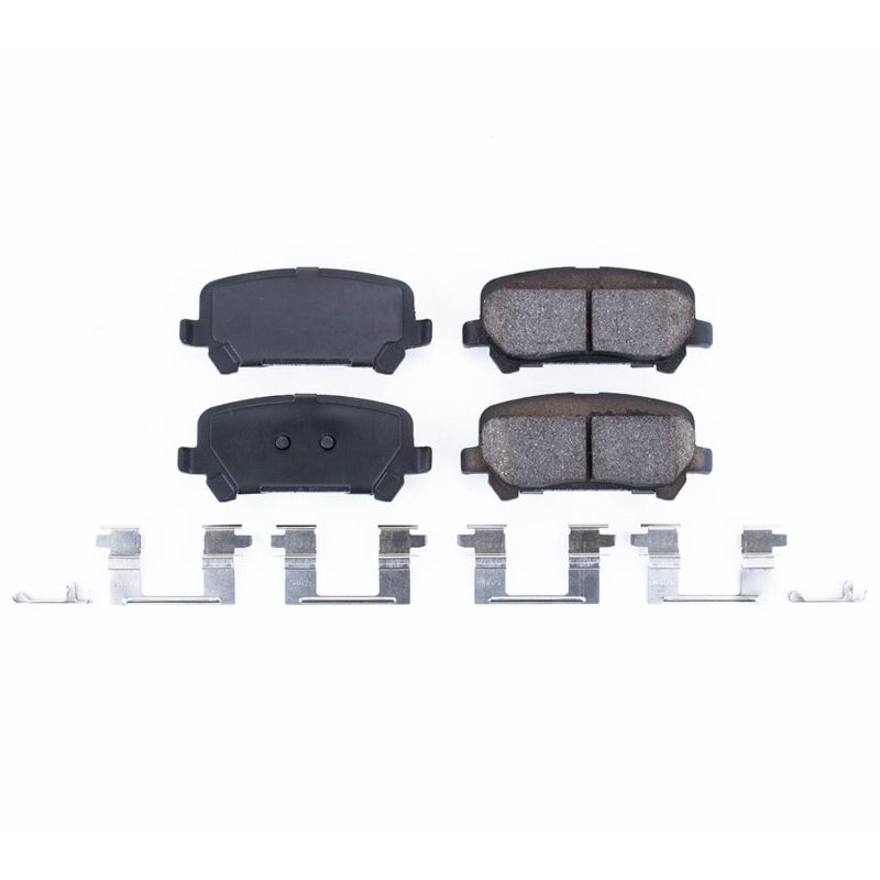 PowerStop - Z17 Low-Dust Ceramic Brake Pads with Hardware