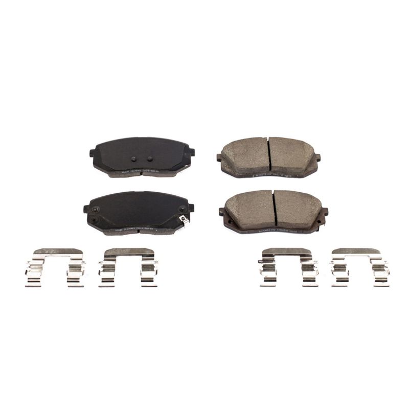 PowerStop - Z17 Low-Dust Ceramic Brake Pads with Hardware