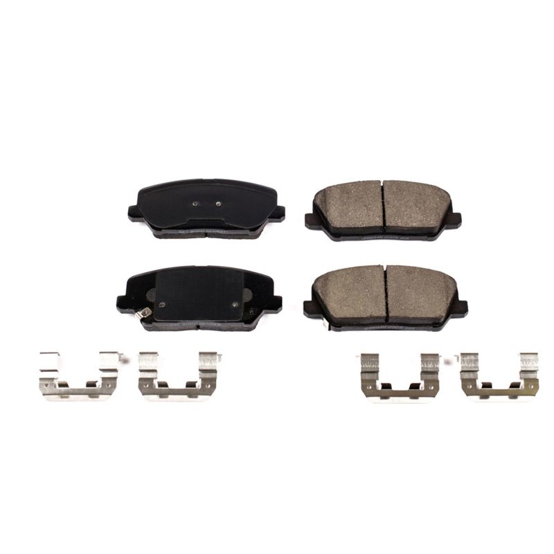 PowerStop - Z17 Low-Dust Ceramic Brake Pads with Hardware