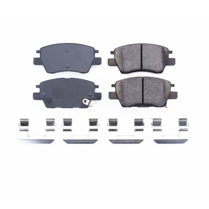 PowerStop - Z17 Low-Dust Ceramic Brake Pads with Hardware