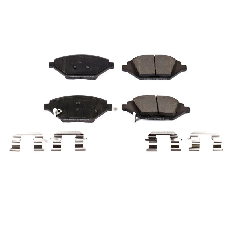 PowerStop - Z17 Low-Dust Ceramic Brake Pads with Hardware