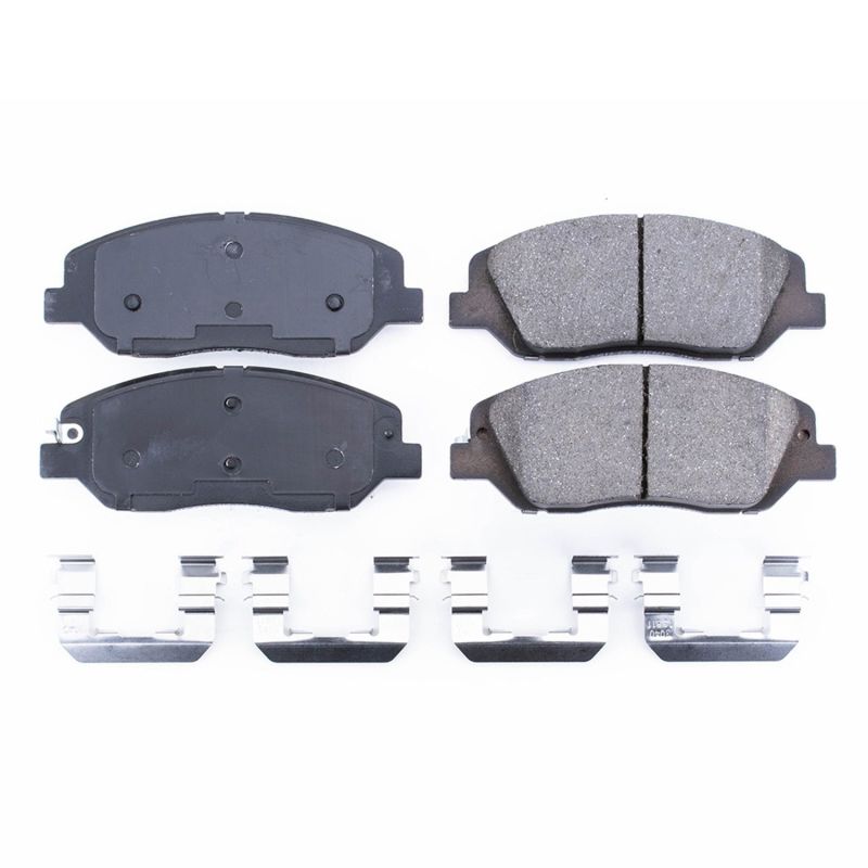 PowerStop - Z17 Low-Dust Ceramic Brake Pads with Hardware