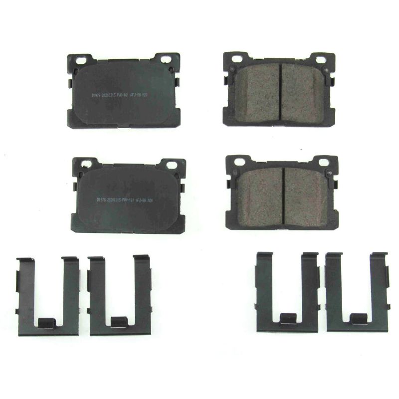 PowerStop - Z17 Low-Dust Ceramic Brake Pads with Hardware