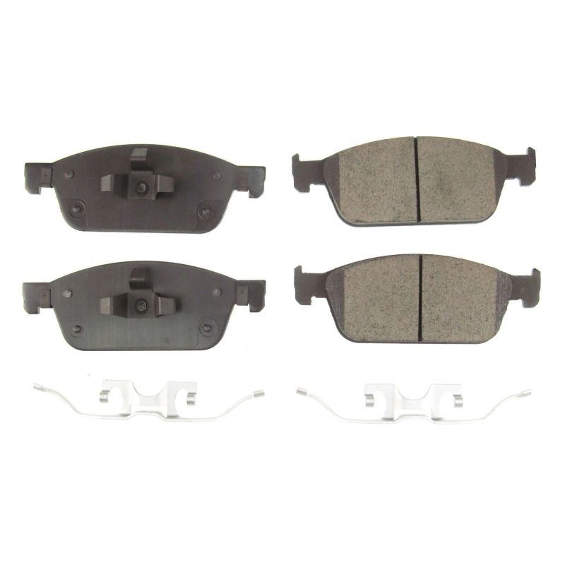 PowerStop - Z17 Low-Dust Ceramic Brake Pads with Hardware