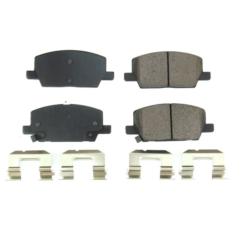 PowerStop - Z17 Low-Dust Ceramic Brake Pads with Hardware