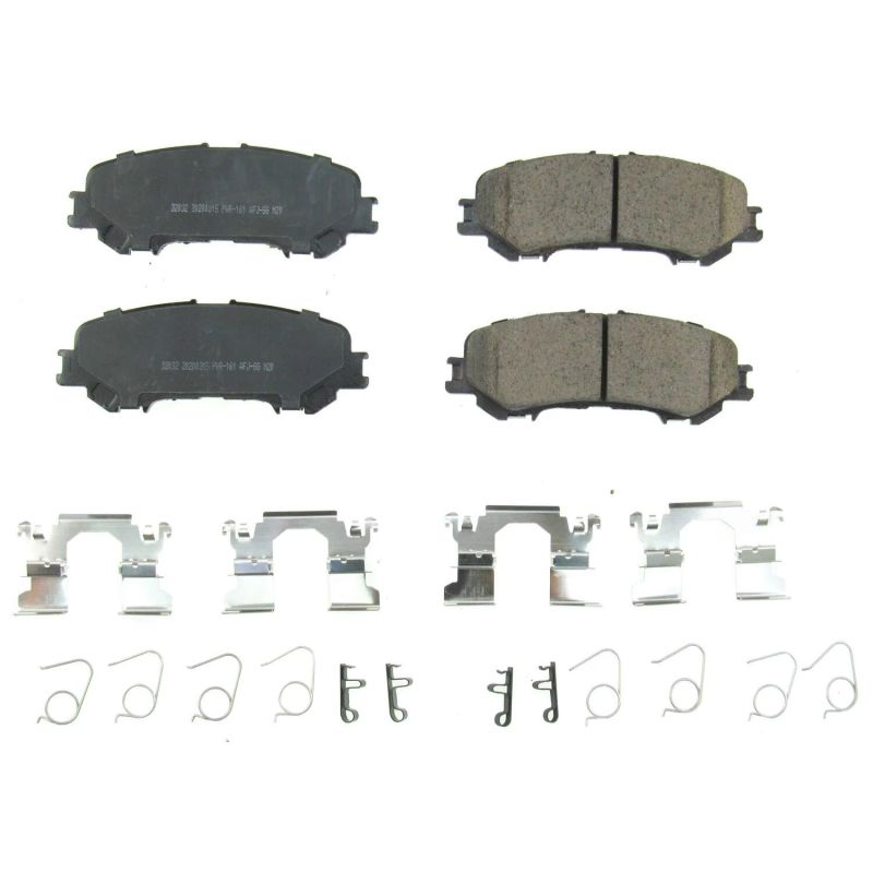 PowerStop - Z17 Low-Dust Ceramic Brake Pads with Hardware
