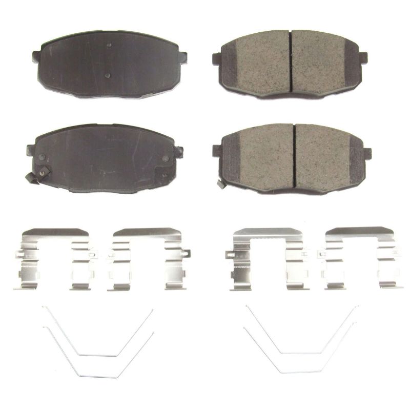 PowerStop - Z17 Low-Dust Ceramic Brake Pads with Hardware